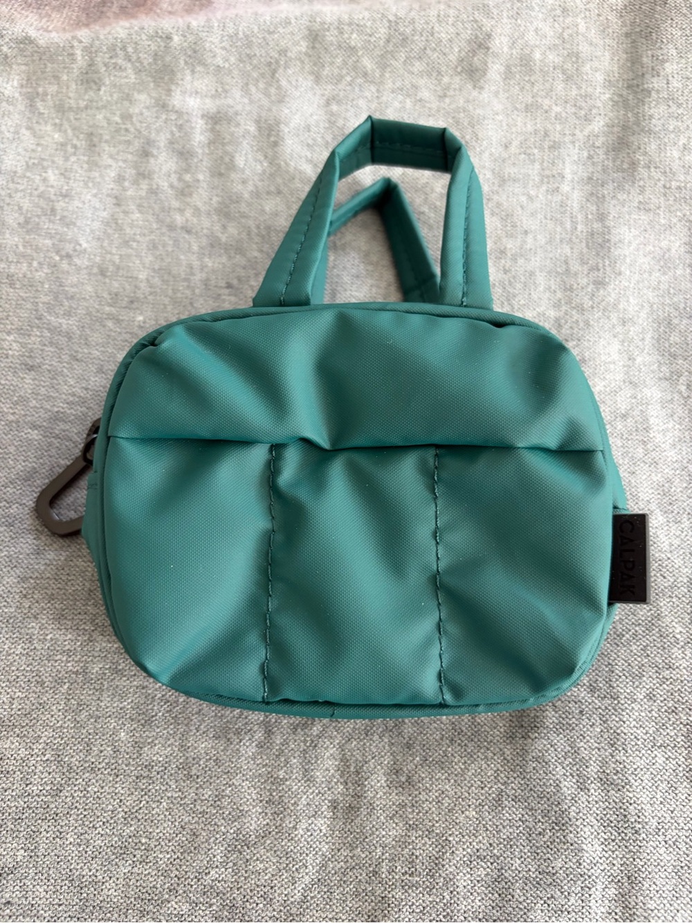 Calpak Teal Mini Tote Pouch